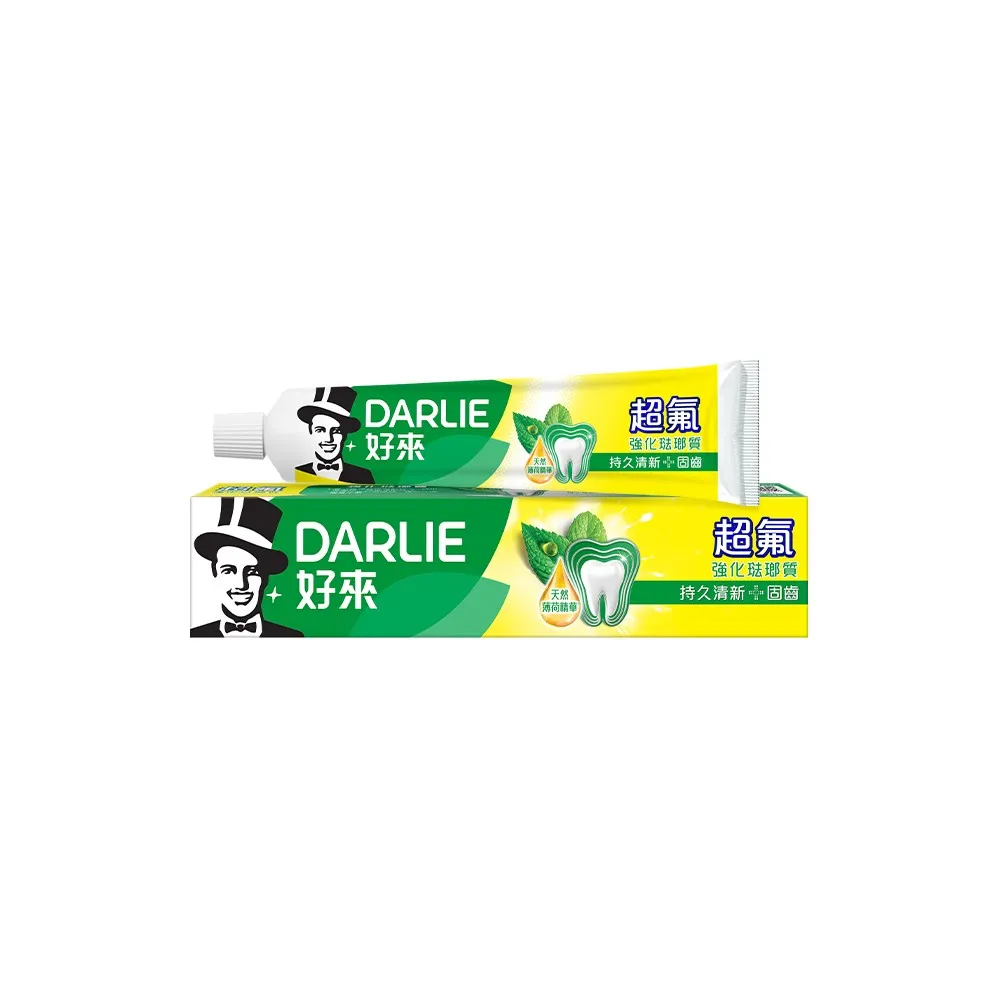 【DARLIE 好來】超氟強化琺瑯質牙膏50g(防蛀/強健牙齒)