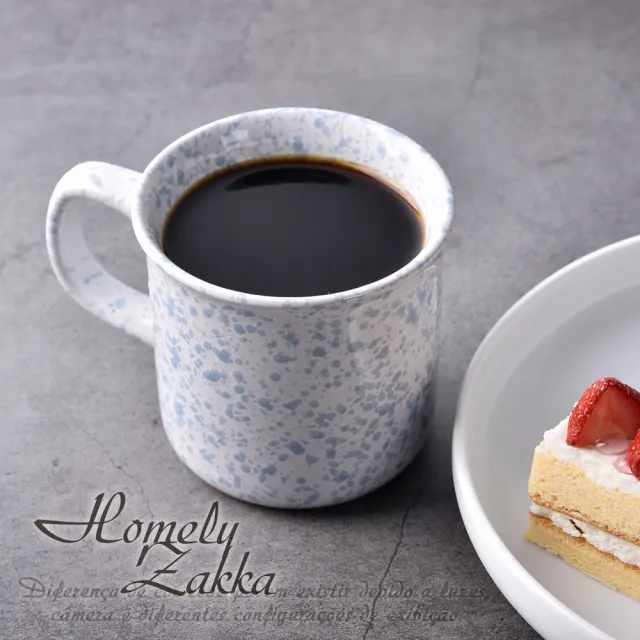 【Homely Zakka】創意不規則潑墨點點陶瓷馬克杯/咖啡杯/水杯300ml_3色任選(早餐杯 飲料杯 甜品杯)