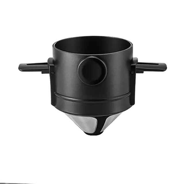 【ANTIAN】家用不銹鋼掛耳咖啡滴漏式過濾網 咖啡折疊濾杯 手沖咖啡過濾器