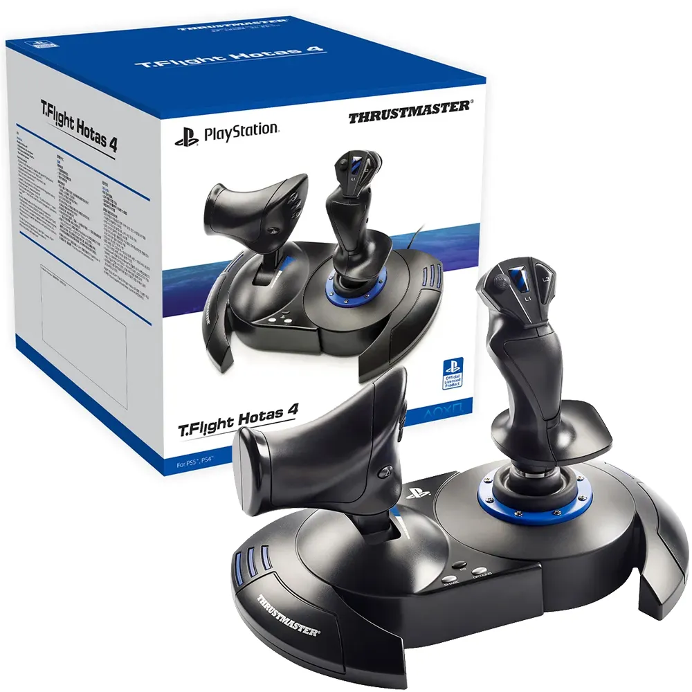 【Thrustmaster】圖馬斯特 THRUSTMASTER Hotas 4 飛行搖桿(可支援PS+PC)