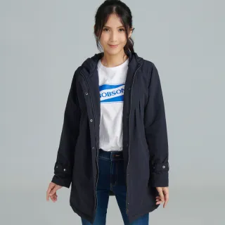 【BOBSON】女款鋪棉長版外套(83103-53)