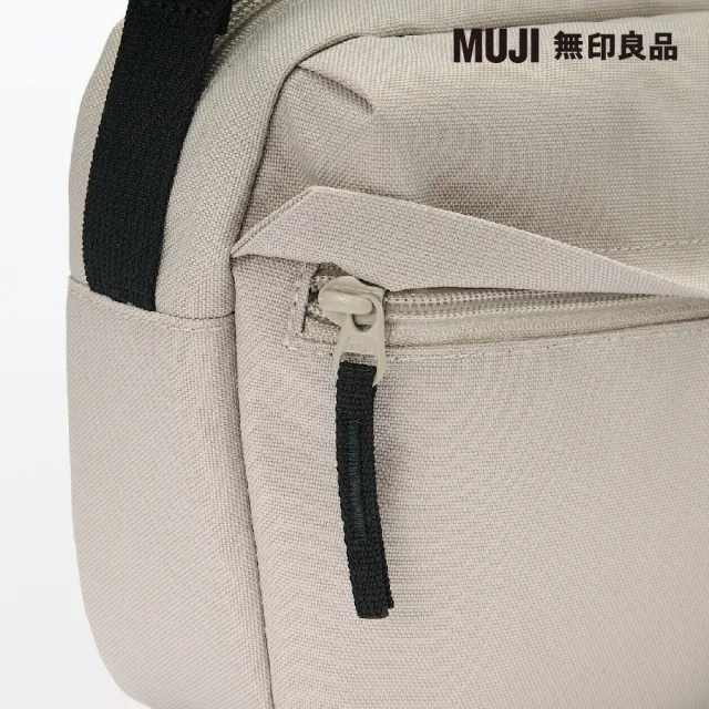 【MUJI 無印良品】撥水加工聚酯纖維肩背包(共2色)