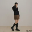 【MO-BO】QQ毛配色領片針織外套