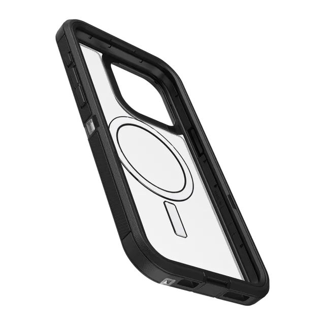 【OtterBox】iPhone 15 Pro Max 6.7吋 Defender XT 防禦者系列保護殼(黑透)