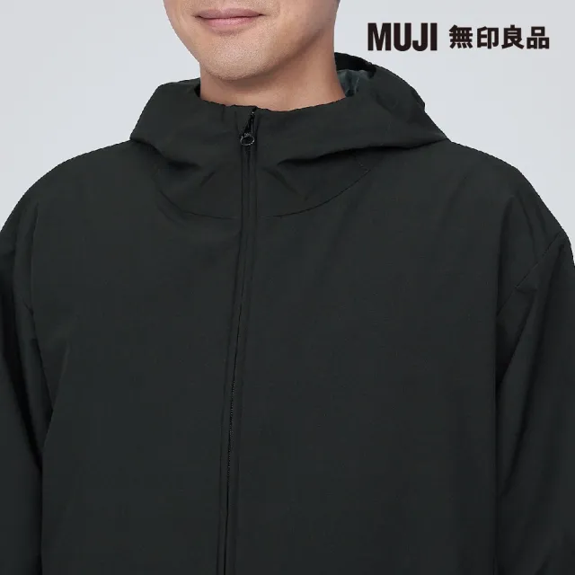 【MUJI 無印良品】男撥水加工聚酯纖維連帽外套(共6色)