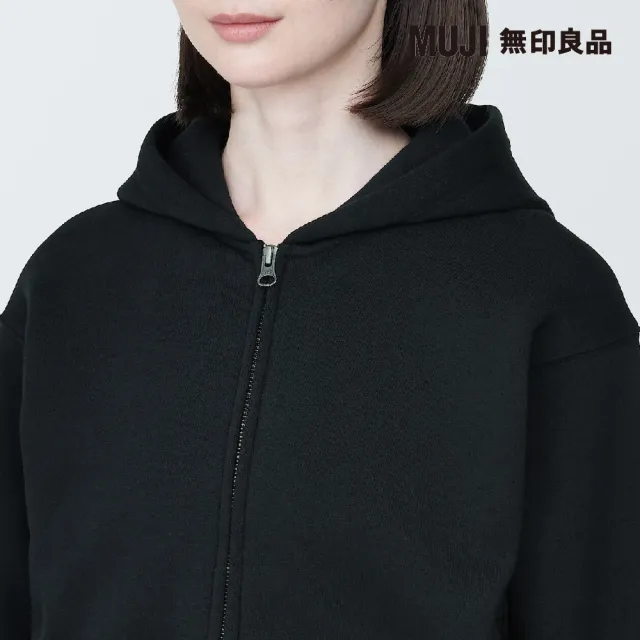 【MUJI 無印良品】女棉混拉鍊連帽外套(共4色)