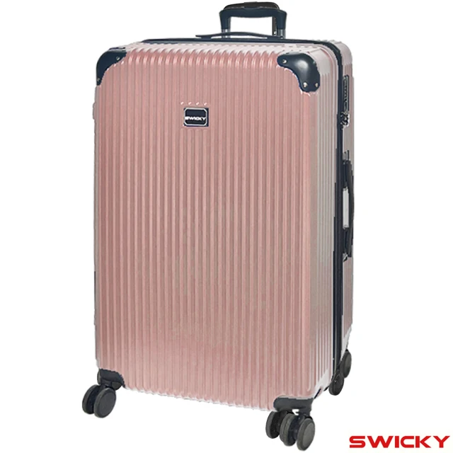 SWICKY 28吋都市經典系列旅行箱/行李箱(玫瑰金)