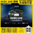 【NITECORE】錸特光電 HC65 UHE 三光源金屬高亮頭燈(2000流明 222米 紅白光 附收納盒 副燈高顯色)
