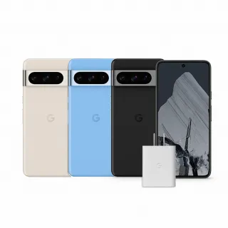 【Google】Pixel 8 Pro 5G 6.7吋(12G/128G/Tensor G3/5000萬鏡頭畫素/AI手機)(原廠旅充組)