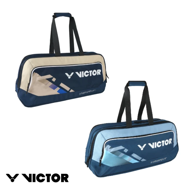 VICTOR 勝利體育 矩形包 羽拍包(BR5615 MF/BV 聯邦藍邦妮藍/海王藍淺卡其)