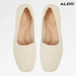 【ALDO】QUILTEN-品味格紋樂福鞋-女鞋(米白色)