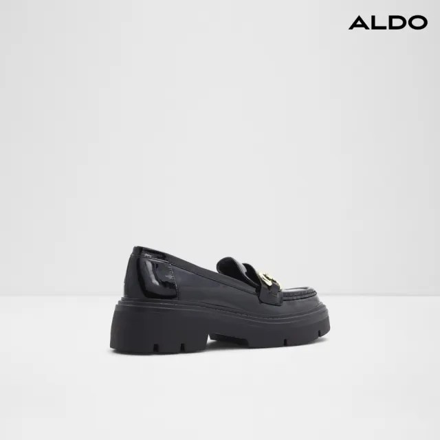 【ALDO】雙11★MISKA-品味馬銜釦厚底樂福鞋-女鞋(黑色)