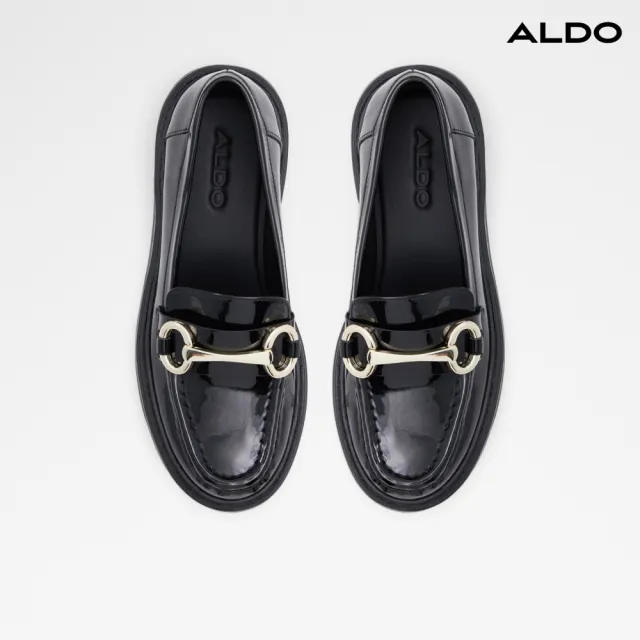 【ALDO】雙11★MISKA-品味馬銜釦厚底樂福鞋-女鞋(黑色)