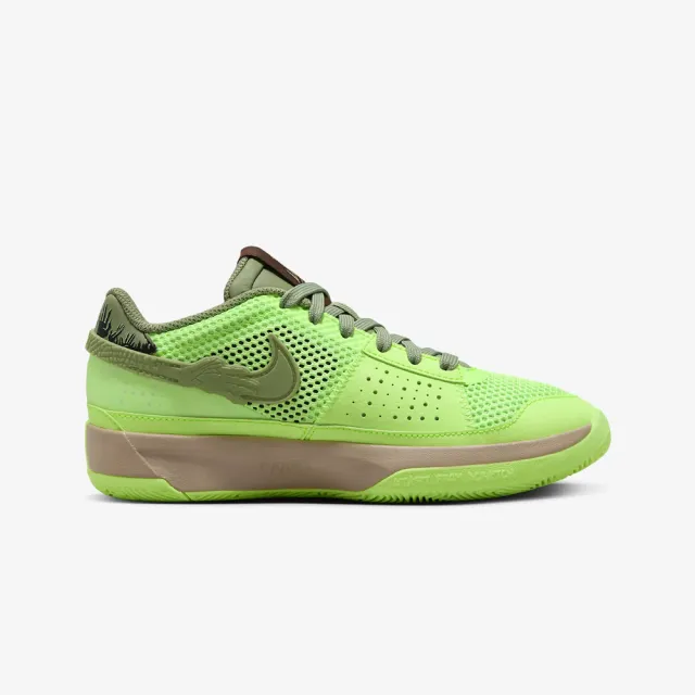 【NIKE 耐吉】籃球鞋 JA 1 GS 女鞋 大童鞋 綠色 萬聖節 運動 緩震 氣墊 Zombie(FV6097-300)