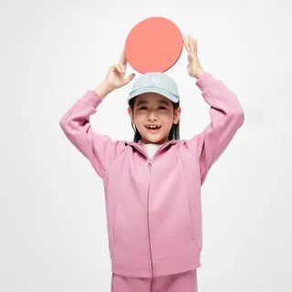 【GAP】女童裝 Logo連帽外套 空氣三明治系列-粉色(891980)