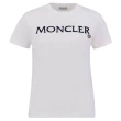 【MONCLER】女款 胸前刺繡英文名&品牌LOGO 短袖T恤-白色(XS號、S號、M號、L號)