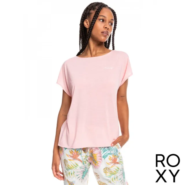 【ROXY】女款 女裝 短袖T恤 WOMEN TEE(粉紅)