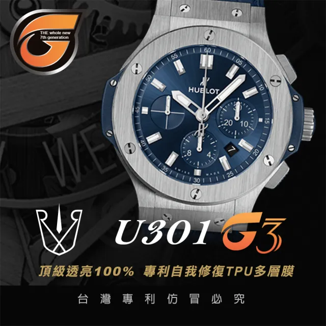 【RX-8】RX8-G3第7代保護膜 HUBLOT宇舶錶 膠帶款 系列貼膜 含鏡面、外圈(不含手錶)