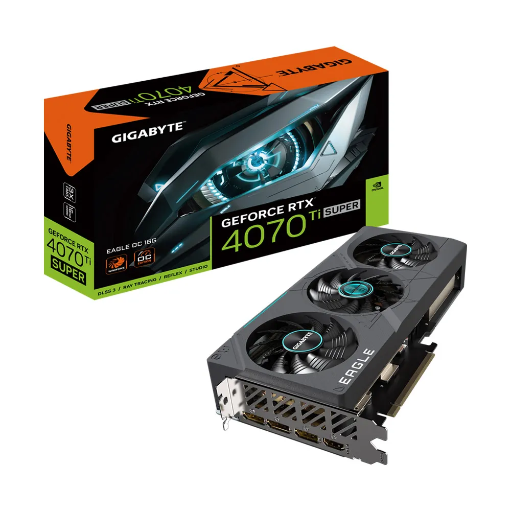 【GIGABYTE 技嘉】GeForce RTX 4070 Ti SUPER EAGLE OC 16G顯示卡