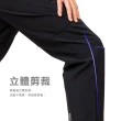 【HODARLA】男淬鍊吸排平織長褲-反光 台灣製 慢跑 黑(3171901)