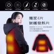 【MEGA COOHT】3M科技發熱外套 保暖外套 電熱外套 男女共版附行動電源 可機洗(電熱外套 暖暖包 加熱外套)
