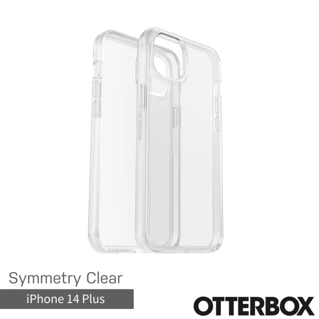 OtterBox iPhone 14 Plus 6.7吋 Symmetry 炫彩透明保護殼(透明)