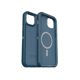 【OtterBox】iPhone 14 Plus 6.7吋 Defender XT 防禦者系列保護殼-藍(支援MagSafe)