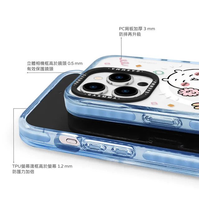 【GARMMA】iPhone 15 Pro 6.1吋 Chiikawa 吉伊卡哇 磁吸款保護殼