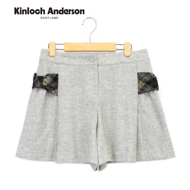 【Kinloch Anderson】側邊蝴蝶結磨毛褲裙 金安德森女裝(KA0275201)