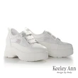 【Keeley Ann】刷色內增高休閒鞋(奶茶色426822535-Ann系列)