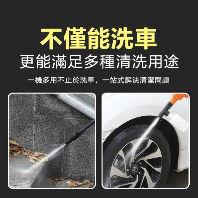 【森森機具】高壓電動洗車機 升級版 藍色1電1充 交換禮物(牧田款 高壓清洗機 無線便攜式水槍)