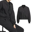 【adidas 愛迪達】Bomber JKT 男款 黑色 立領 按扣 口袋 寬鬆 運動 休閒  外套 IM8872