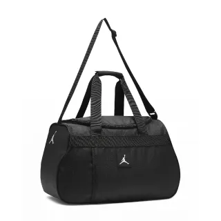 【NIKE 耐吉】旅行袋 Jordan Essentials 黑 白 大空間 多夾層 可調背帶 健身包 手提包(JD2413009AD-001)