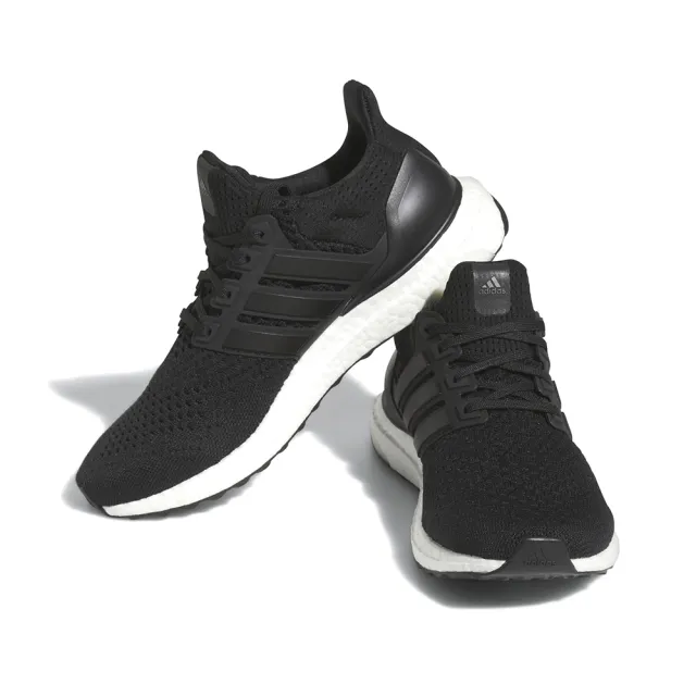 【adidas 愛迪達】ULTRABOOST 1.0 女鞋 黑白色 舒適 避震 運動 慢跑鞋 HQ4206