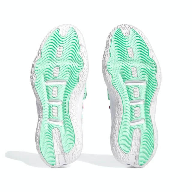 【adidas 愛迪達】DAME 8 EXTPLY 男鞋 綠色 運動鞋 包覆 緩震 籃球鞋 ID5677