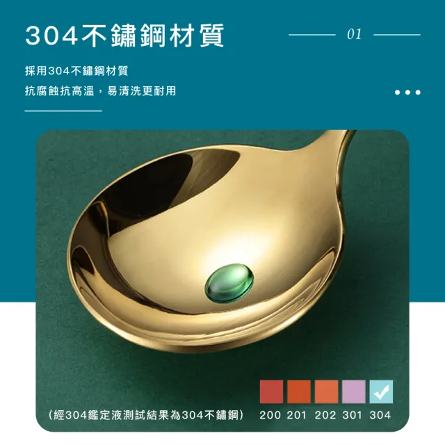 【樂邁家居】304不鏽鋼 韓式湯匙(15.8cm/2入組)