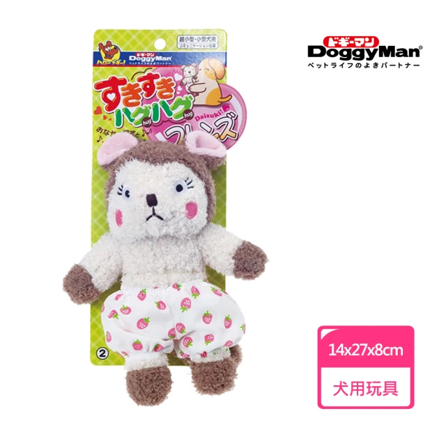 Doggy Man 犬用友達毛絨啾啾玩具-松鼠公主(寵物用品)