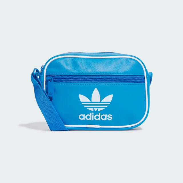 adidas 愛迪達adidas 愛迪達 側背包 斜背包 小包 運動包 三葉草 AC MINI AIRL 藍 IR5439