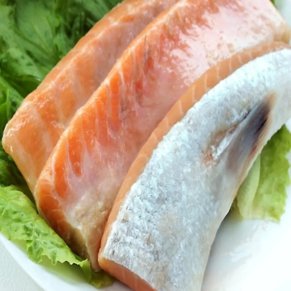 【海之醇】去鱗寬版鮭魚肚條-5包組(400g±10%/包/鮭魚腹肉)