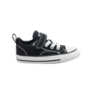 【CONVERSE】CTAS MALDEN STREET 1V OX 低筒 休閒鞋 童鞋 魔鬼氈 嬰幼 黑色(A06414C)