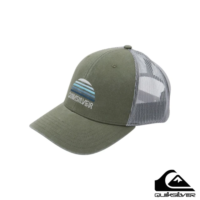 【Quiksilver】男款 配件 帽子 棒球帽 老帽 鴨舌帽 休閒帽 運動帽 STRINGER CAP(軍綠)