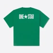 【CONVERSE】ONE STAR TEE 短袖上衣 短T 男 綠色(10026573-A03)