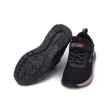 【ARNOR】21-24cm 防潑水線條輕量運動鞋 黑玫金 大童鞋 ARKR38270
