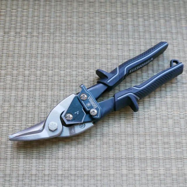 【GORILLA 紳士質人手工具】超省力鐵皮剪刀(左彎剪)