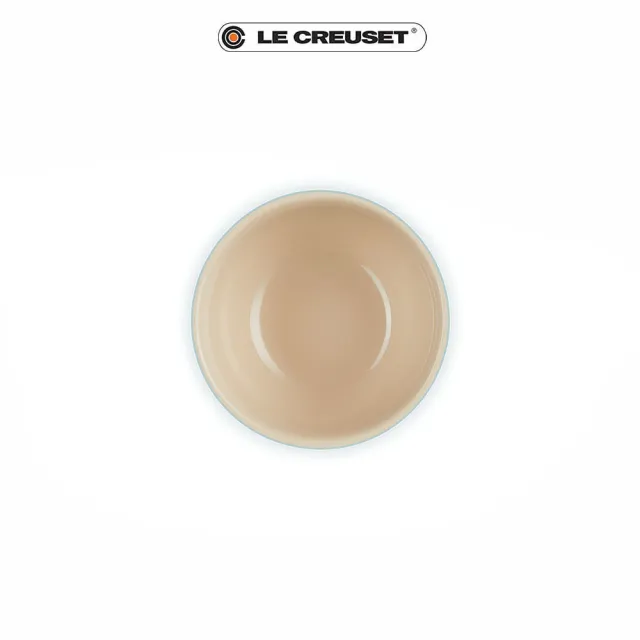 【Le Creuset】瓷器韓式飯碗(亮藍)