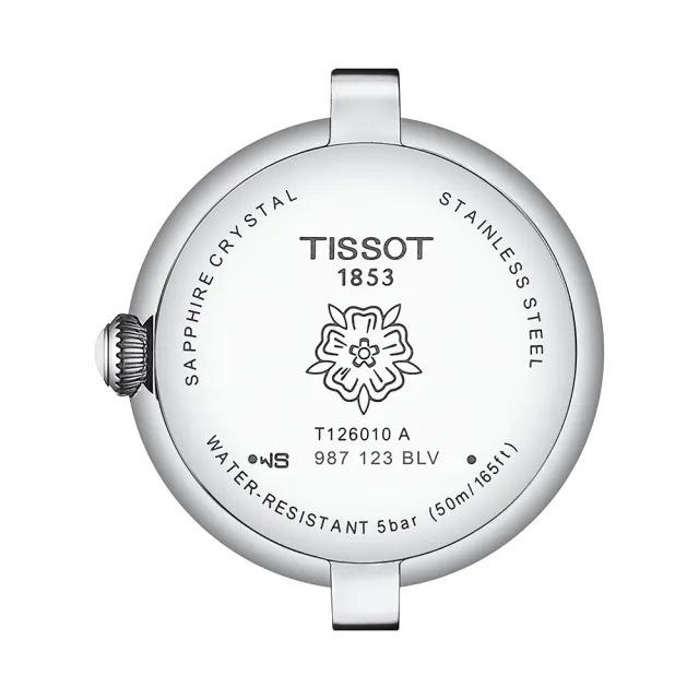 【TISSOT 天梭】官方授權 BELLISSIMA 羅馬石英女錶-XS/26mm 母親節 送禮 禮物(T1260101113300)