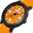 【Timberland】天柏嵐  DRISCOLL系列 海洋塑料腕錶 矽膠帶-橘色46mm(TDWGM0029502)