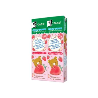 【DARLIE 好來】兒童6-12歲 拉拉熊牙膏60gX2入(草莓味)
