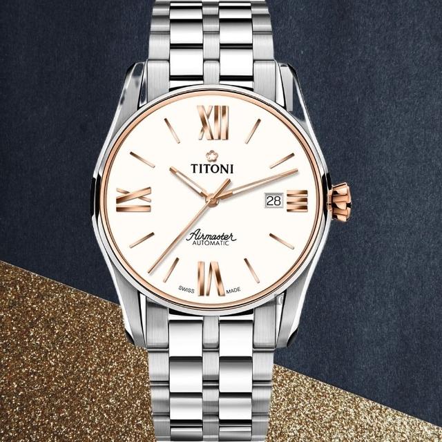 【TITONI 梅花錶】新空中霸王系列 機械錶 40mm(83908SRG-619)