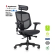 【ERGOHUMAN】ENJOY 企業2.0 腰枕彈力可調 舒適再升級 W0901黑腳(人體工學椅 辦公椅 全網椅 美國網)